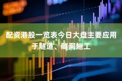 配资港股一览表今日大盘主要应用于隧道、隧洞施工